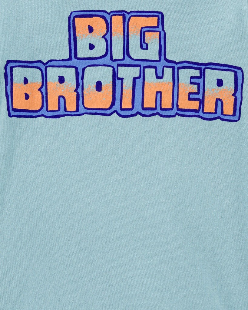 slide 2 of 2, Carter's Toddler Big Brother Graphic Tee Blue 3T, 1 ct
