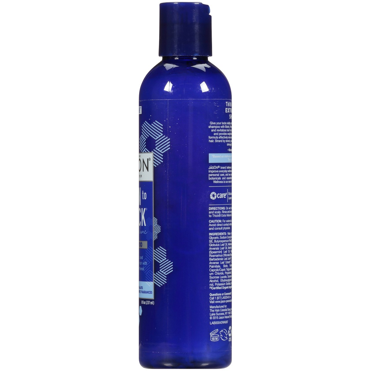 slide 10 of 11, Jason JĀSON Thin to Thick Extra Volume Shampoo 8 fl. oz. Bottle, 8 fl oz