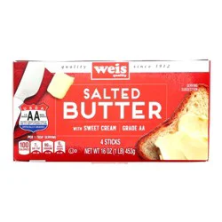 Weis Quality Salted Quarter Butter