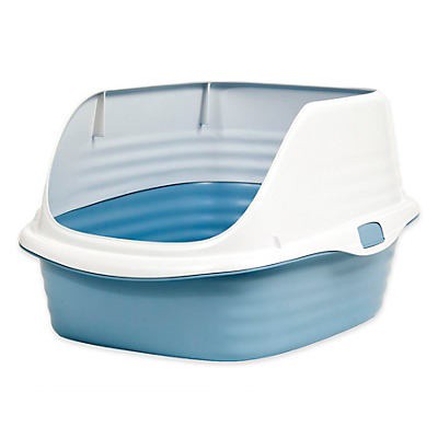 slide 1 of 1, ARM & HAMMER Arm & Hammer Large Rimmed Wave Litter Box, 1 ct