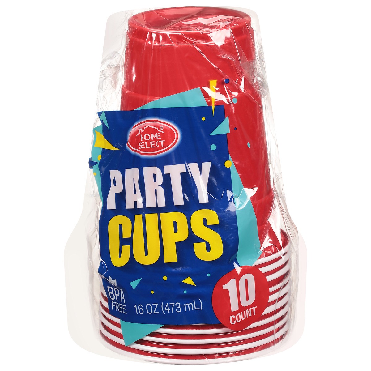 slide 8 of 11, Home Select 16 Ounce Party Cups 10 ea, 16 ct