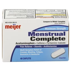 Meijer Maximum Strength Menstrual Complete