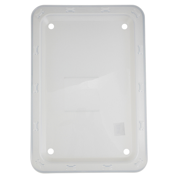 slide 1 of 1, Meijer Pet Dinner Tray Clear, One Size, 1 ct