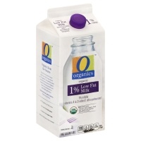 slide 1 of 5, O Organics Organic Milk Lowfat 1%, 