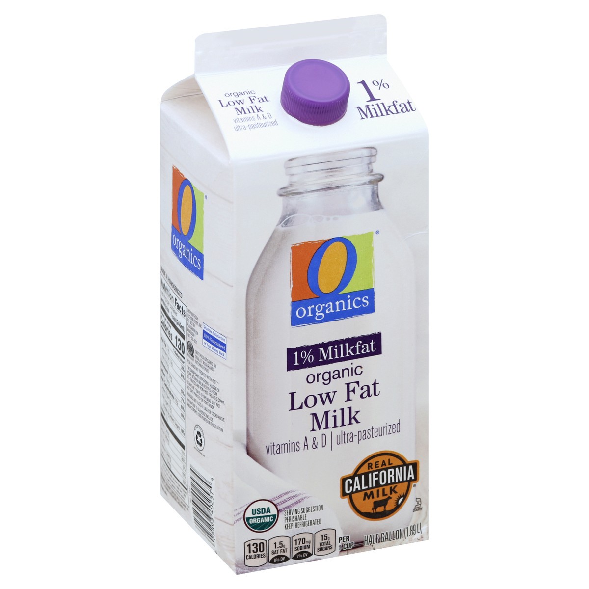 slide 5 of 5, O Organics Organic Milk Lowfat 1%, 