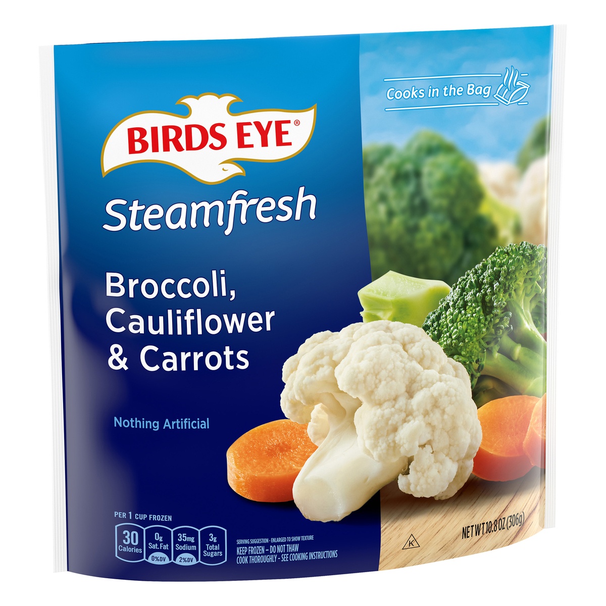 slide 2 of 10, Birds Eye Steamfresh Selects Frozen Broccoli Cauliflower Carrots, 12 oz
