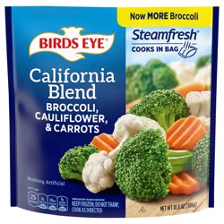 Birds Eye Carrots, Broccoli and Cauliflower, Frozen Vegetables, 10.8 oz. Bag