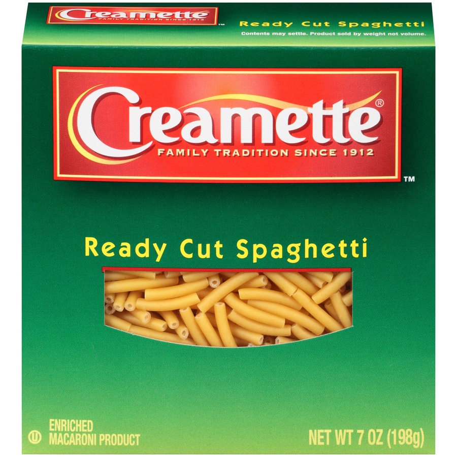 slide 1 of 8, Creamette Creamette Ready Cut Spaghetti, 7 oz