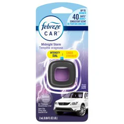 Febreze Car Air Freshener Vent Clip, Midnight Storm, 1 count