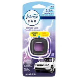 Febreze Car Air Freshener Vent Clip, Midnight Storm, 1 count