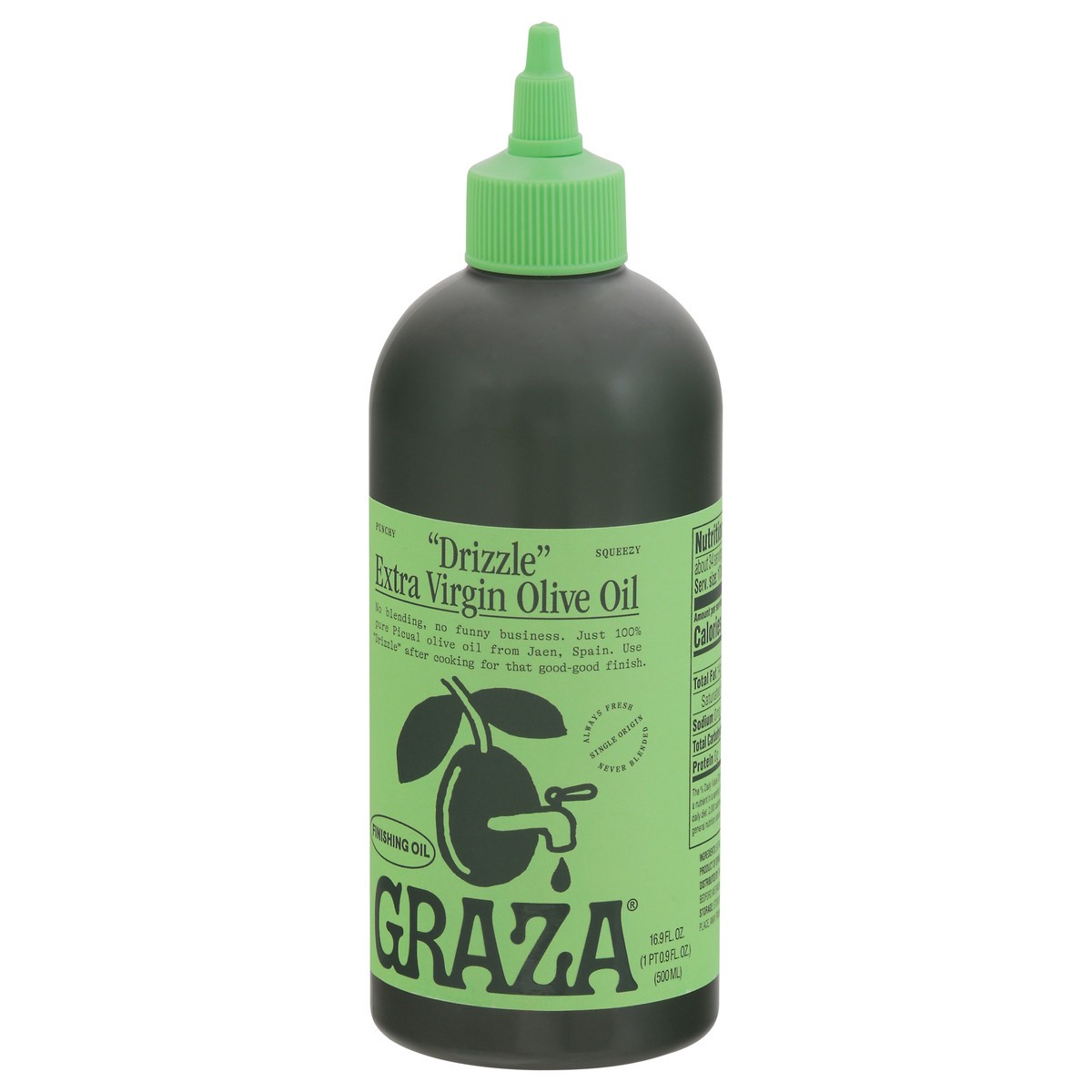 slide 13 of 14, Graza Drizzle Extra Virgin Olive Oil 16.9 fl oz, 16.9 fl oz