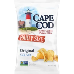 Cape Cod Party Size Original Kettle Cooked Potato Chips 