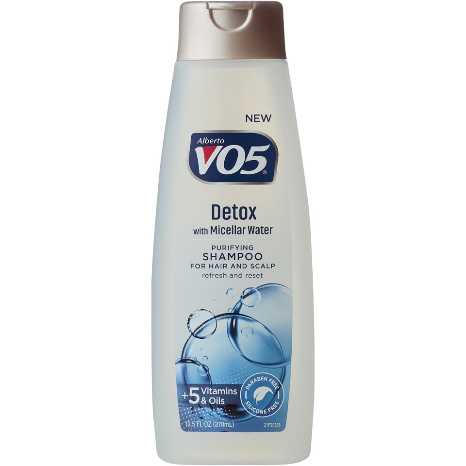 slide 1 of 2, Alberto VO5 Detox with Micellar Water Shampoo, 12.5 oz