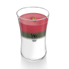 slide 6 of 9, WoodWick Trilogy Winter Garland Large Hourglass Jar Candle, 1 ct