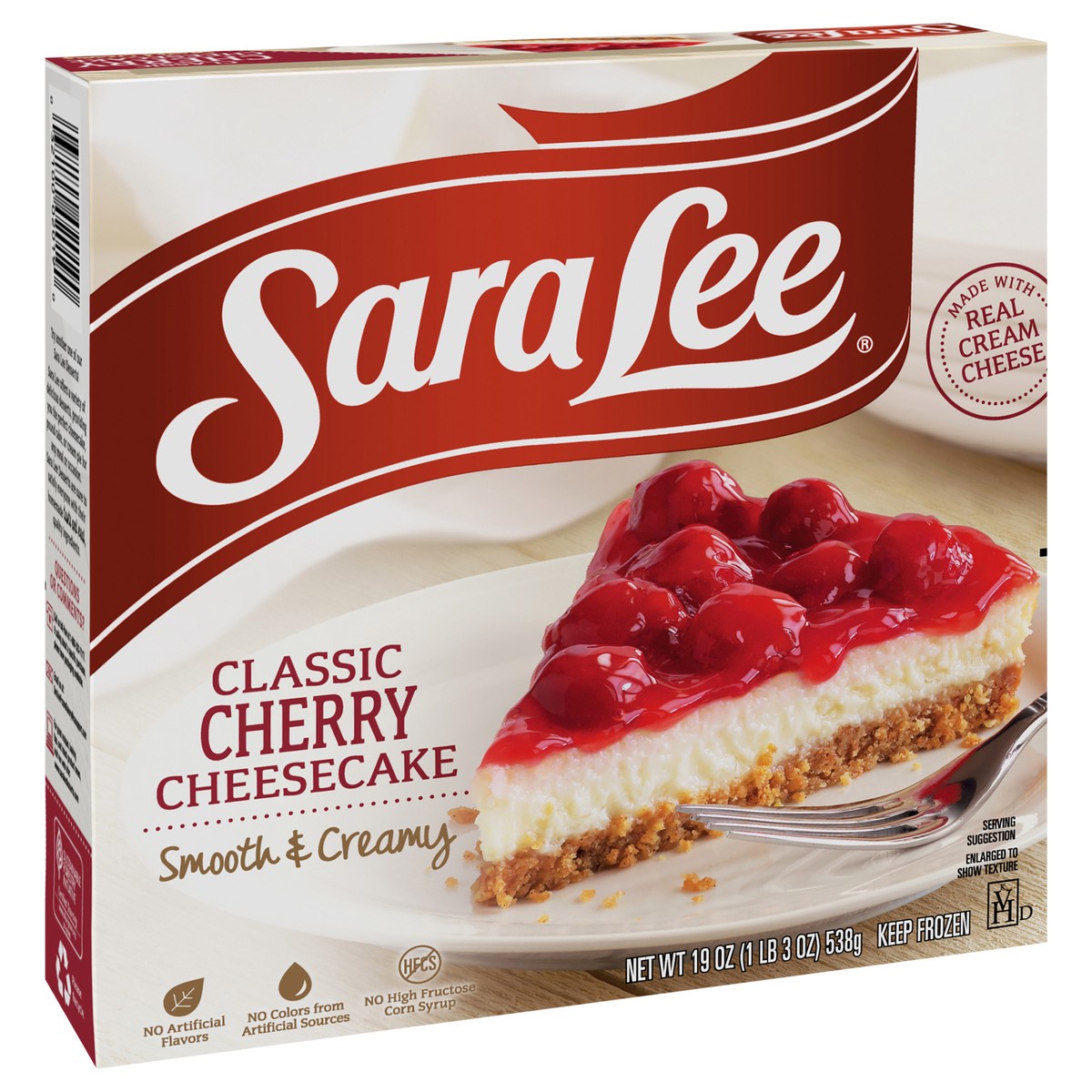 slide 2 of 12, Sara Lee Classic Style Cheesecake 7" Cherry 19oz, 19 oz