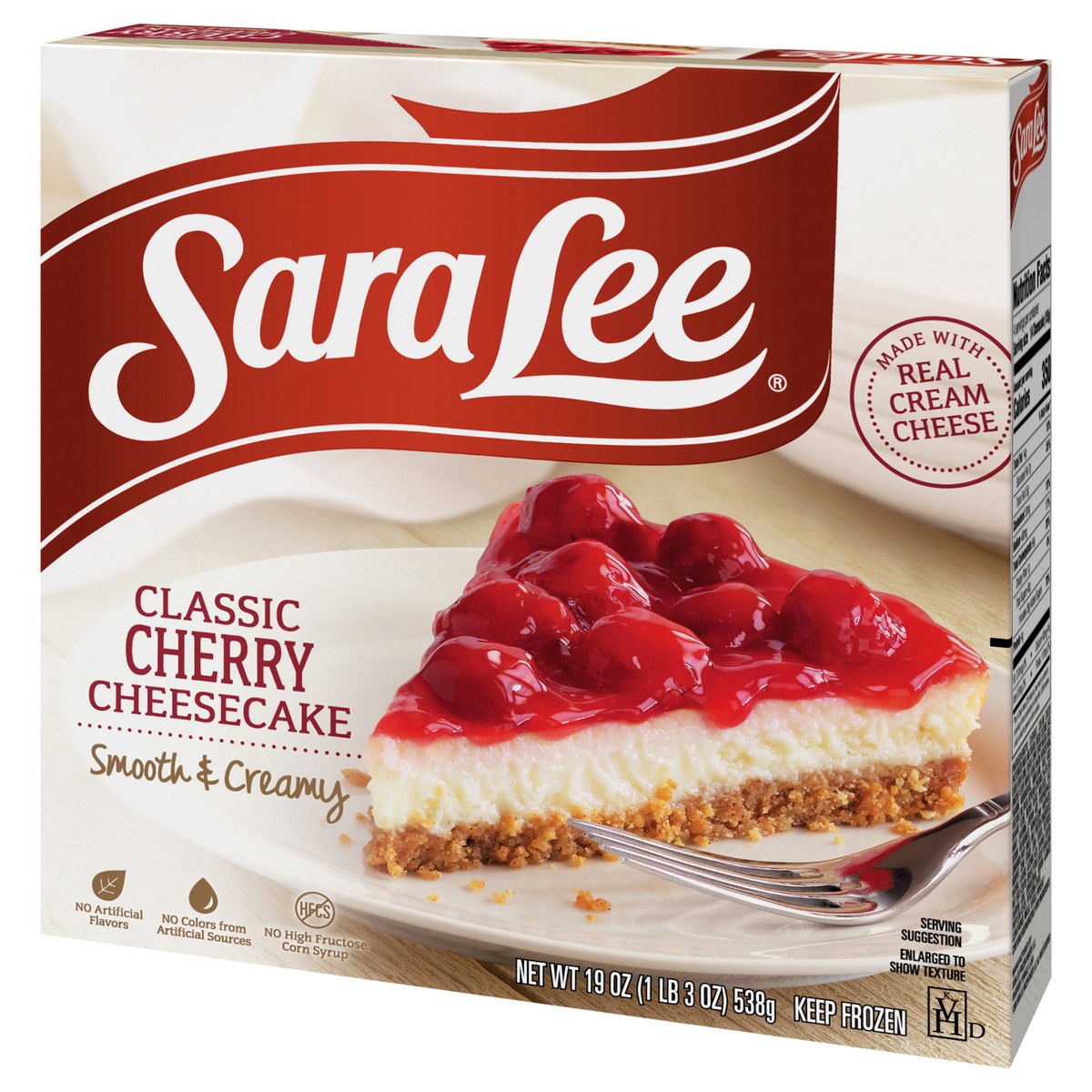 slide 11 of 12, Sara Lee Classic Style Cheesecake 7" Cherry 19oz, 19 oz