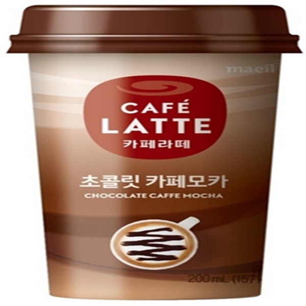 slide 1 of 1, Maeil Cafe Latte Chocolate, 7.4 fl oz