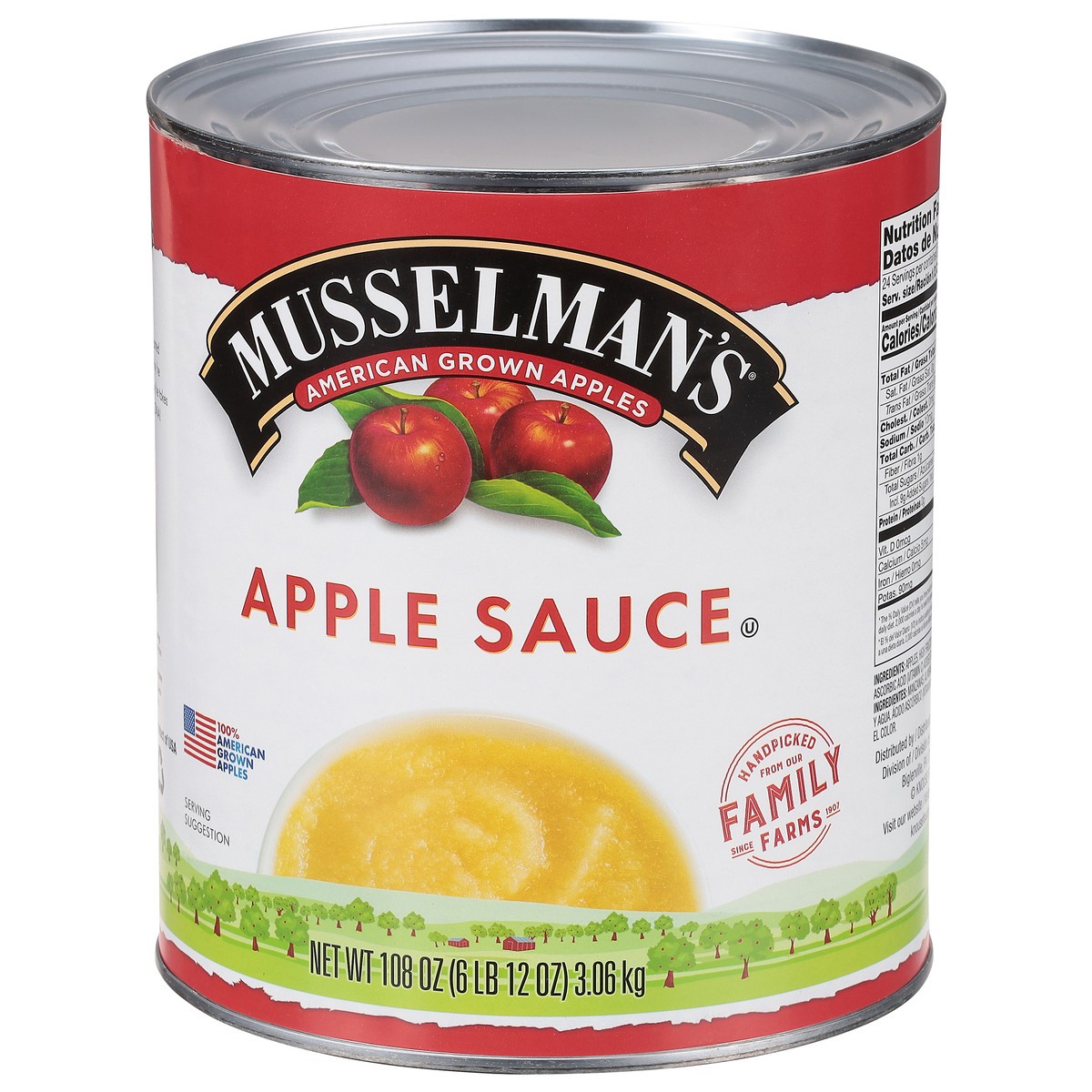 slide 2 of 9, Musselman's Apple Sauce 108 oz, 108 oz