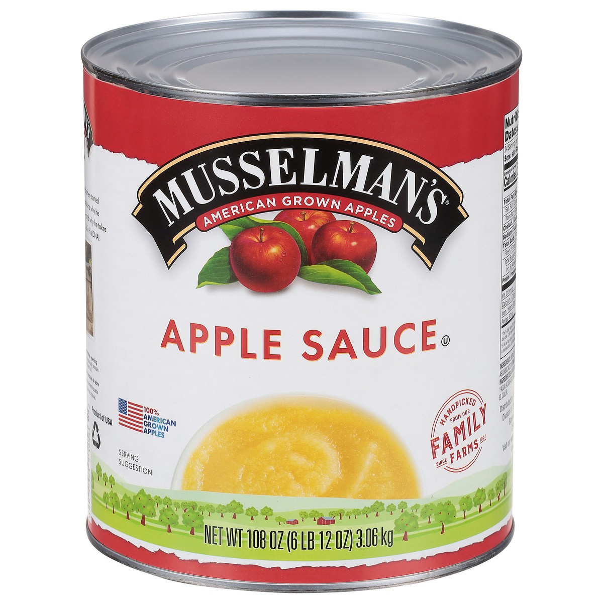 slide 1 of 9, Musselman's Apple Sauce 108 oz, 108 oz