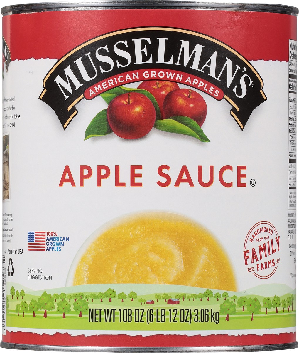 slide 6 of 9, Musselman's Apple Sauce 108 oz, 108 oz