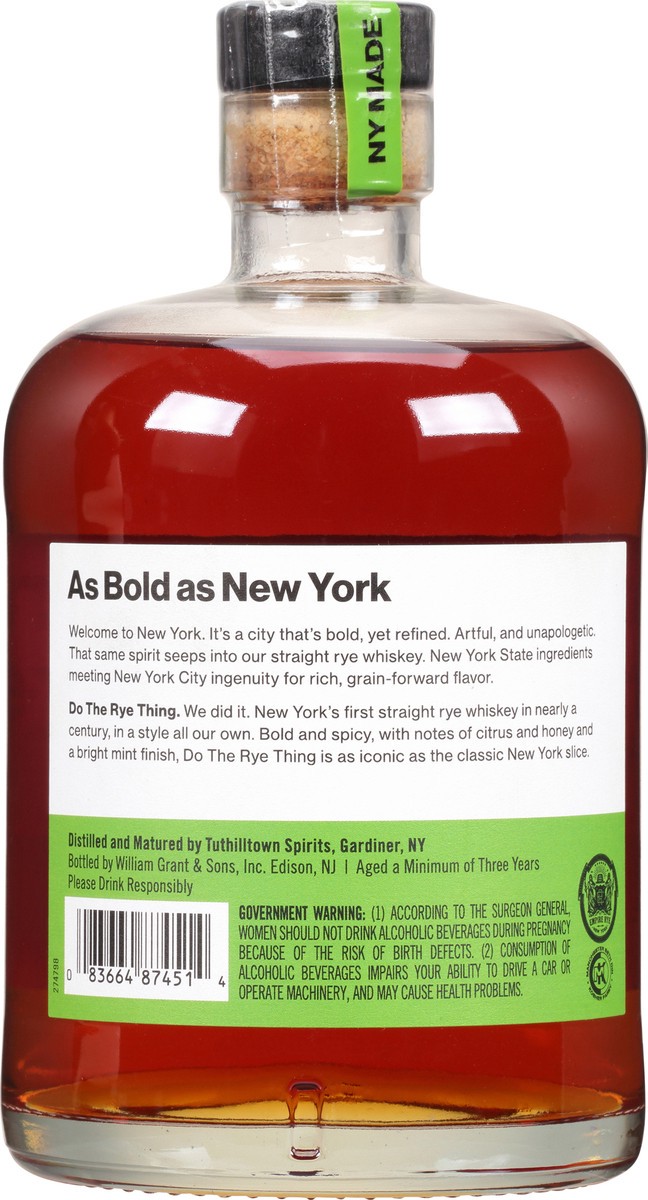 slide 4 of 8, Hudson Whiskey Do the Rye Thing 750ml, 750 ml