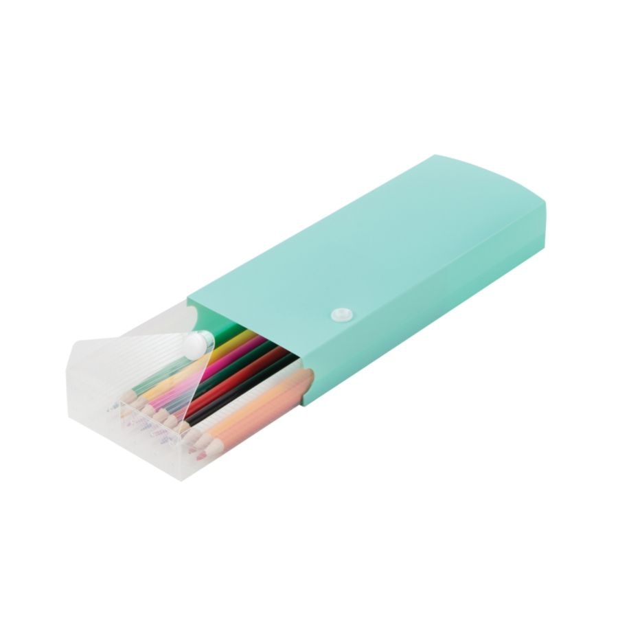 slide 8 of 10, Advantus Textured Pencil Box, Assorted Colors, 1 ct