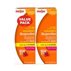 Meijer Children's Ibuprofen Oral Suspension per, Berry Flavor