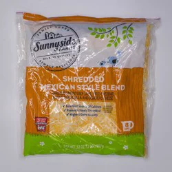 Sunnyside Farms Fancy Mexican Blend Cheese Shreds