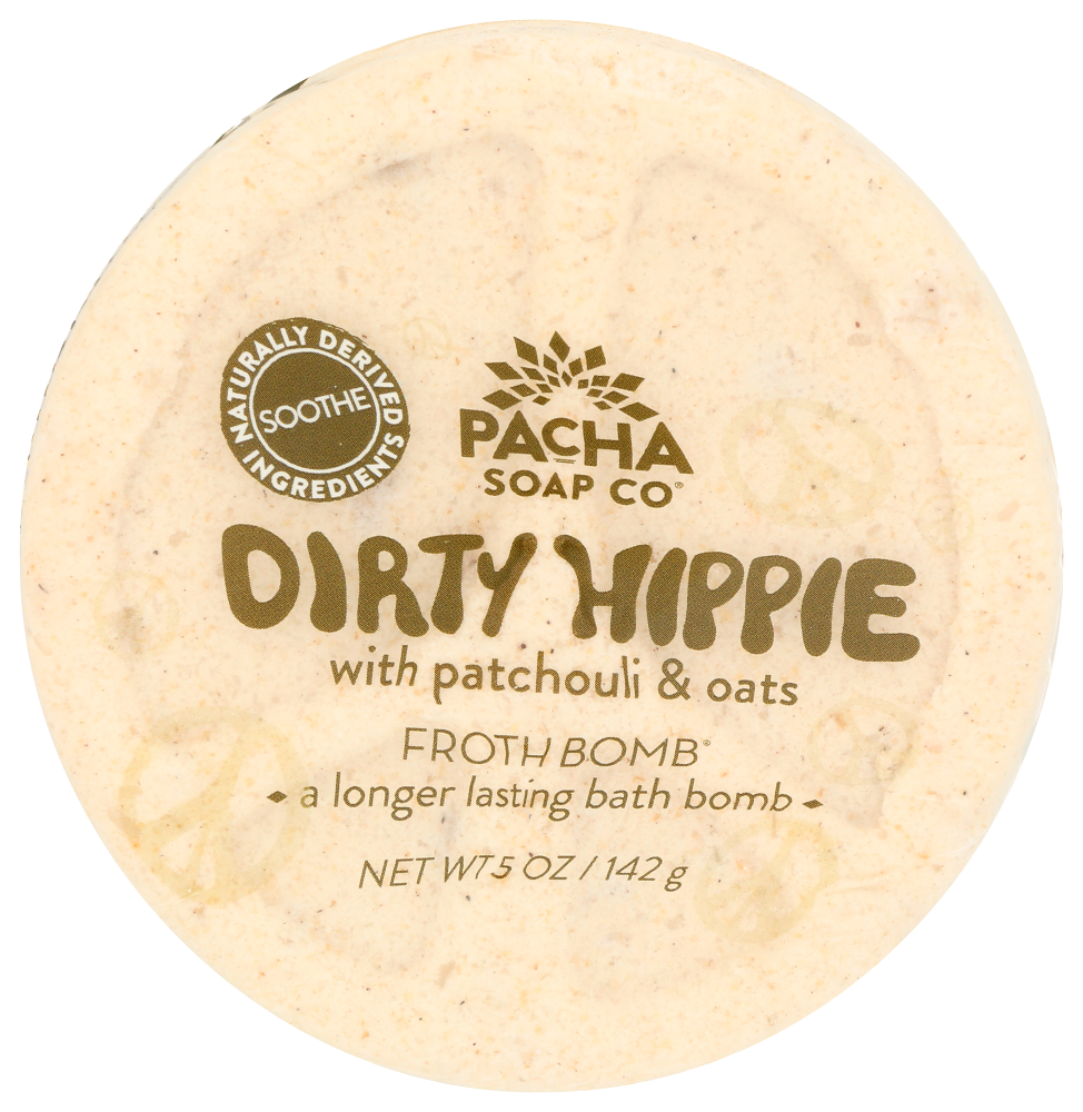 slide 1 of 1, Pacha Soap Co.® Froth Bomb® Bath Bomb - Dirty Hippie, 5 oz, 5 oz
