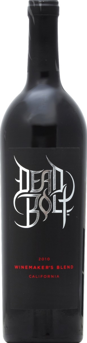 slide 2 of 2, DEADBOLT Winemaker's Blend, California, 2010, 750 ml