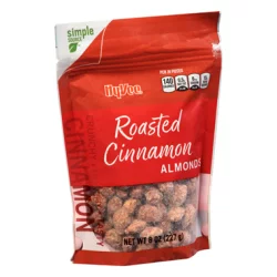 Hy-Vee Almonds, Cinnamon, Roasted