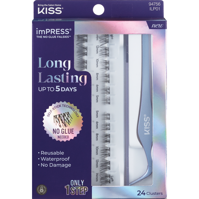 slide 1 of 1, KISS Ks Impress Press On Premium 01, 1 ct