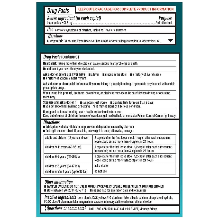 slide 4 of 5, Walgreens Anti-Diarrheal Caplets, 24 ct