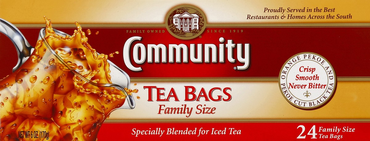 slide 3 of 4, Community Coffee Black Tea 24 ea, 24 ct