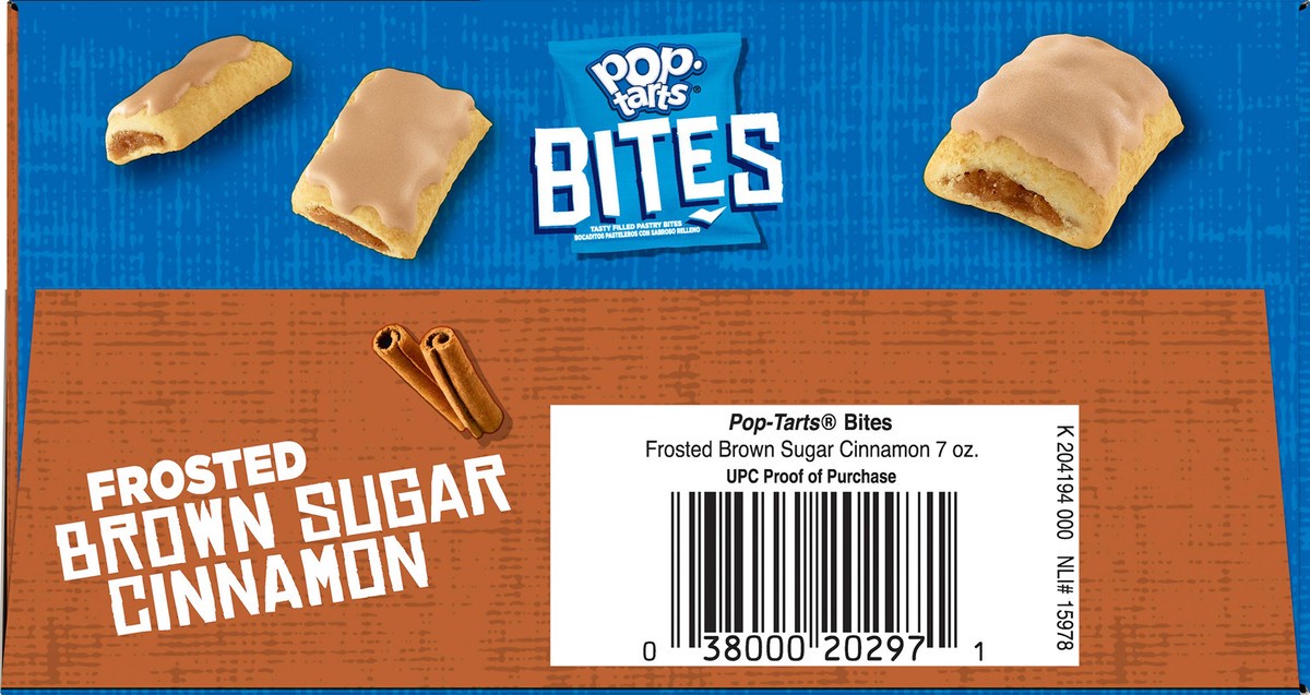 slide 6 of 10, Pop-Tarts Bites Tasty Filled Pastry Bites Frosted Brown Sugar Cinnamon, 7 oz, 5 Count, 7 oz