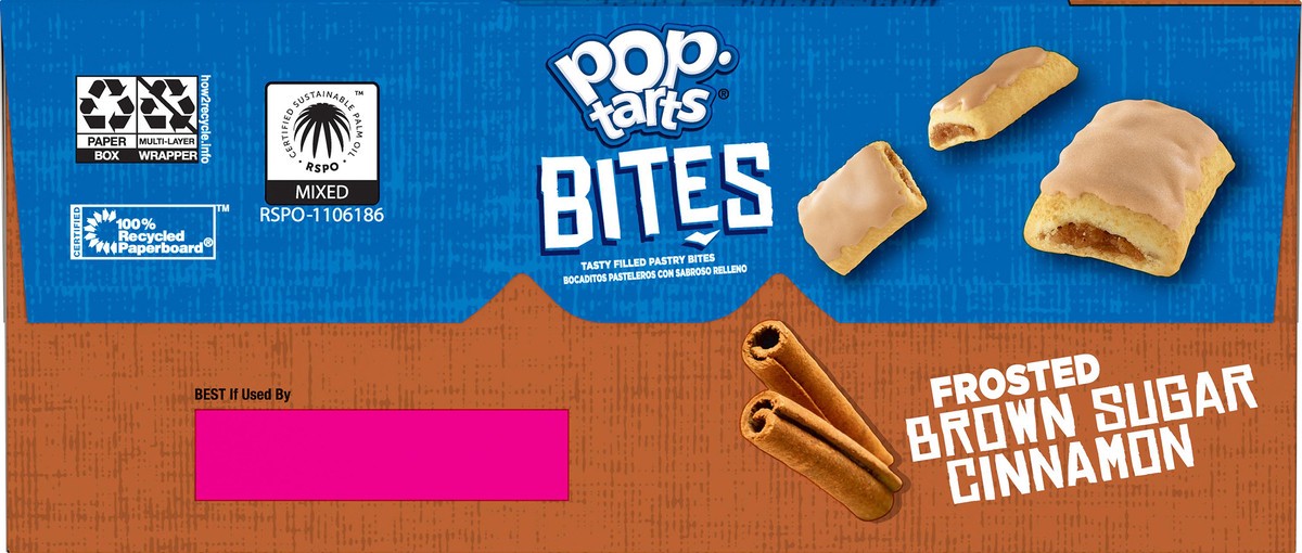 slide 8 of 10, Pop-Tarts Bites Tasty Filled Pastry Bites Frosted Brown Sugar Cinnamon, 7 oz, 5 Count, 7 oz