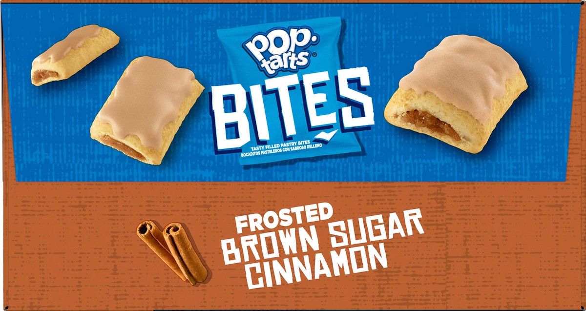 slide 2 of 10, Pop-Tarts Bites Tasty Filled Pastry Bites Frosted Brown Sugar Cinnamon, 7 oz, 5 Count, 7 oz