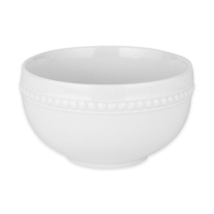 slide 1 of 1, Everyday White by Fitz and Floyd Beaded Fruit Bowl, 1 ct