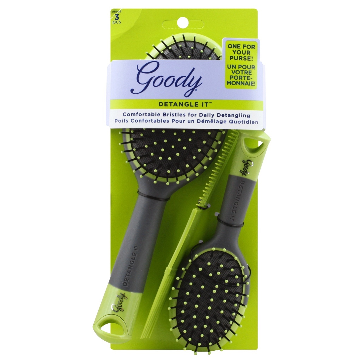 slide 1 of 1, Goody Comb Brush Combo, 3 ct