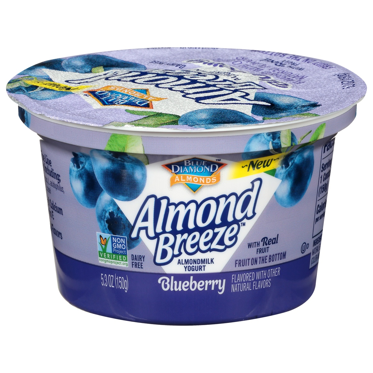 slide 1 of 1, Almond Breeze Blueberry Almondmilk Yogurt, 5.3 oz