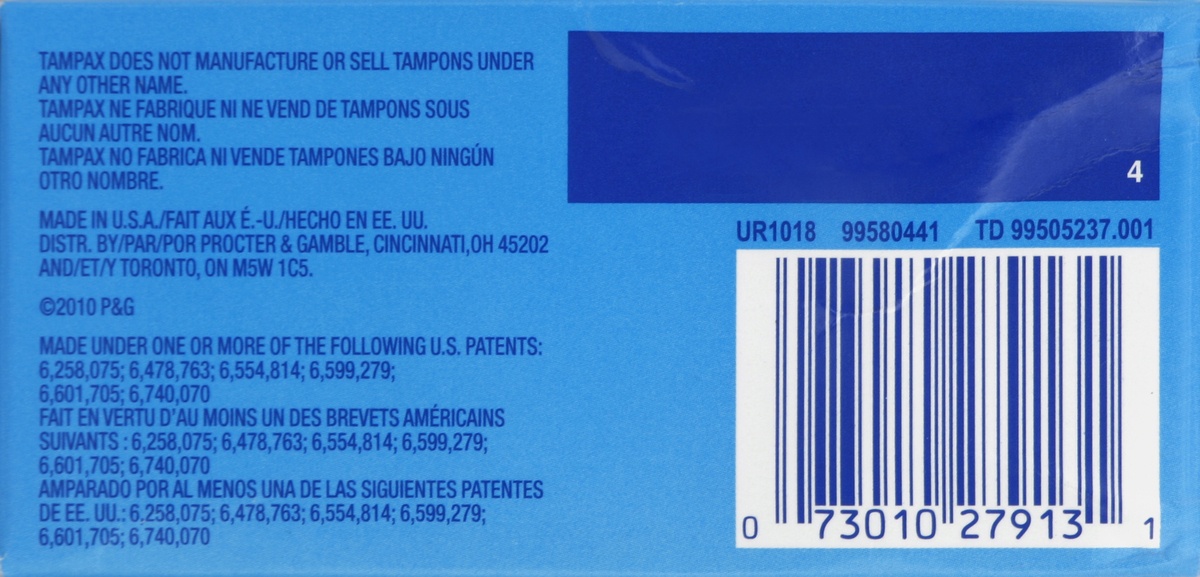 slide 4 of 7, Tampax Tampons, 20 ct