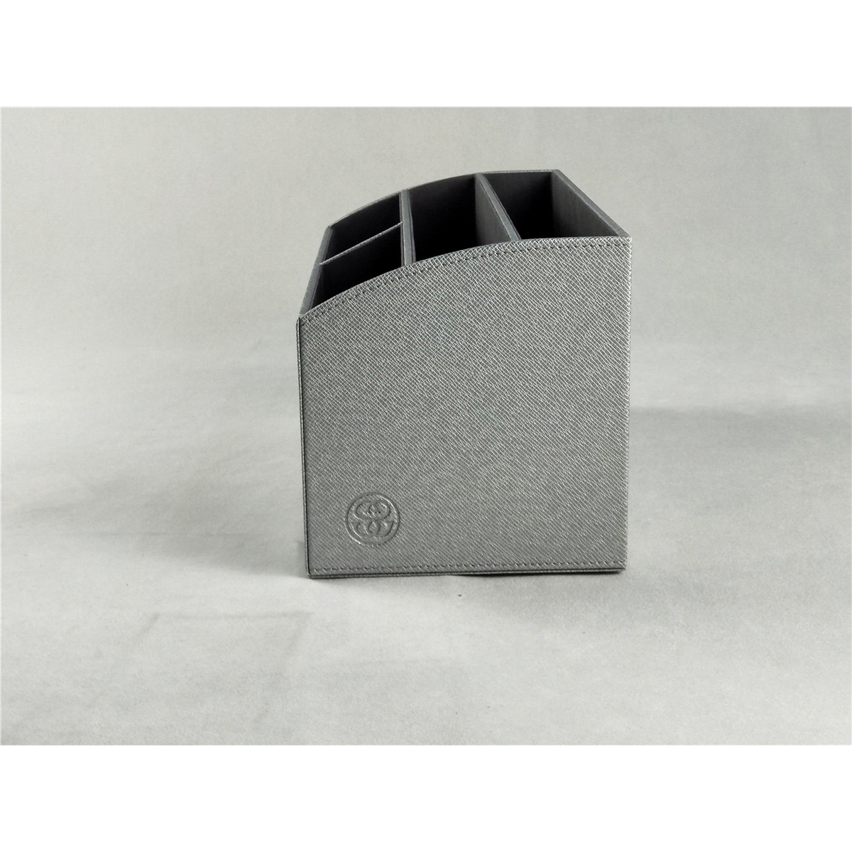 slide 2 of 3, Desk Organizer Metallic Silver /Gray, 1 ct