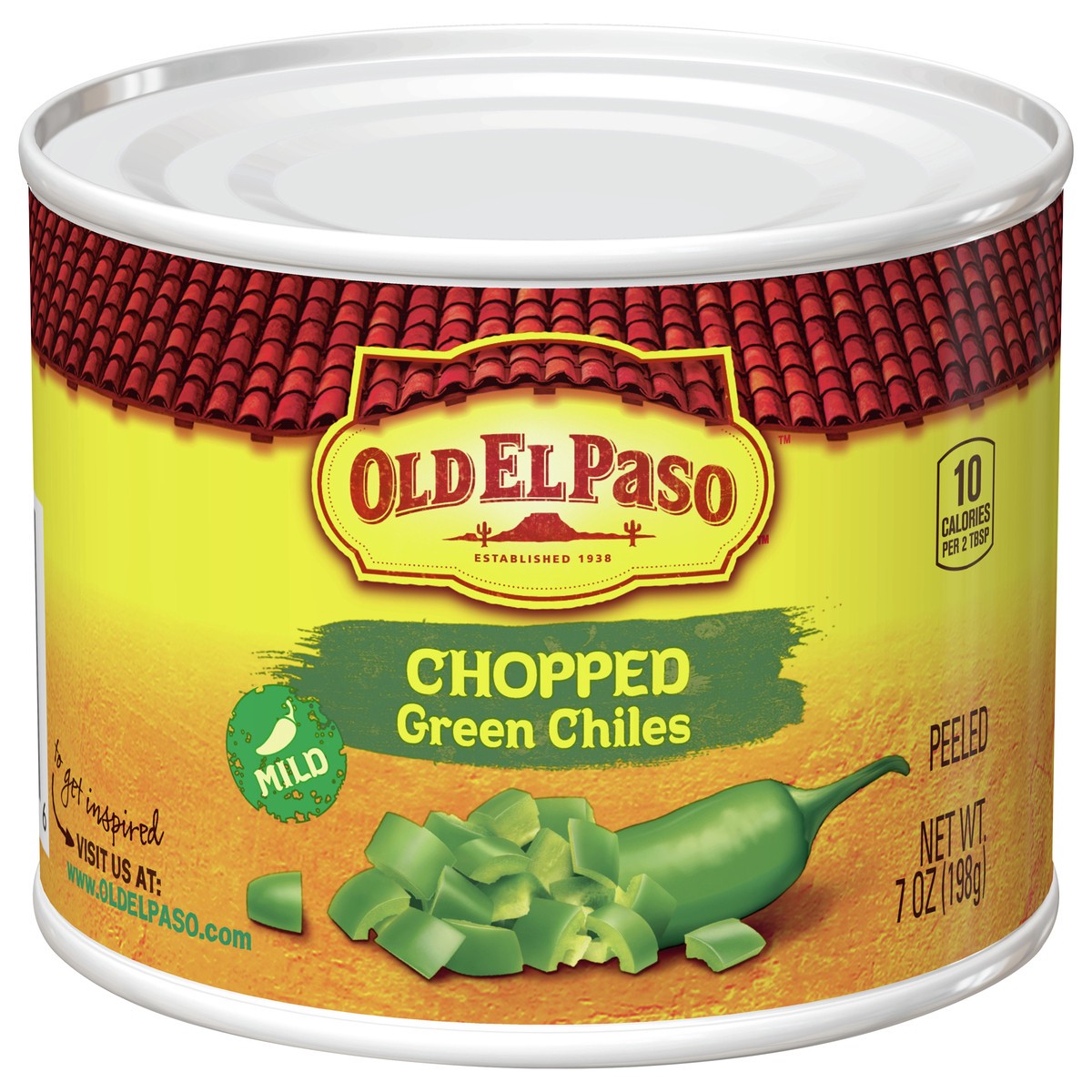 slide 1 of 88, Old El Paso Mild Chopped Green Chiles, 7 oz., 7 oz