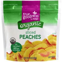 True Goodness Organic Peaches