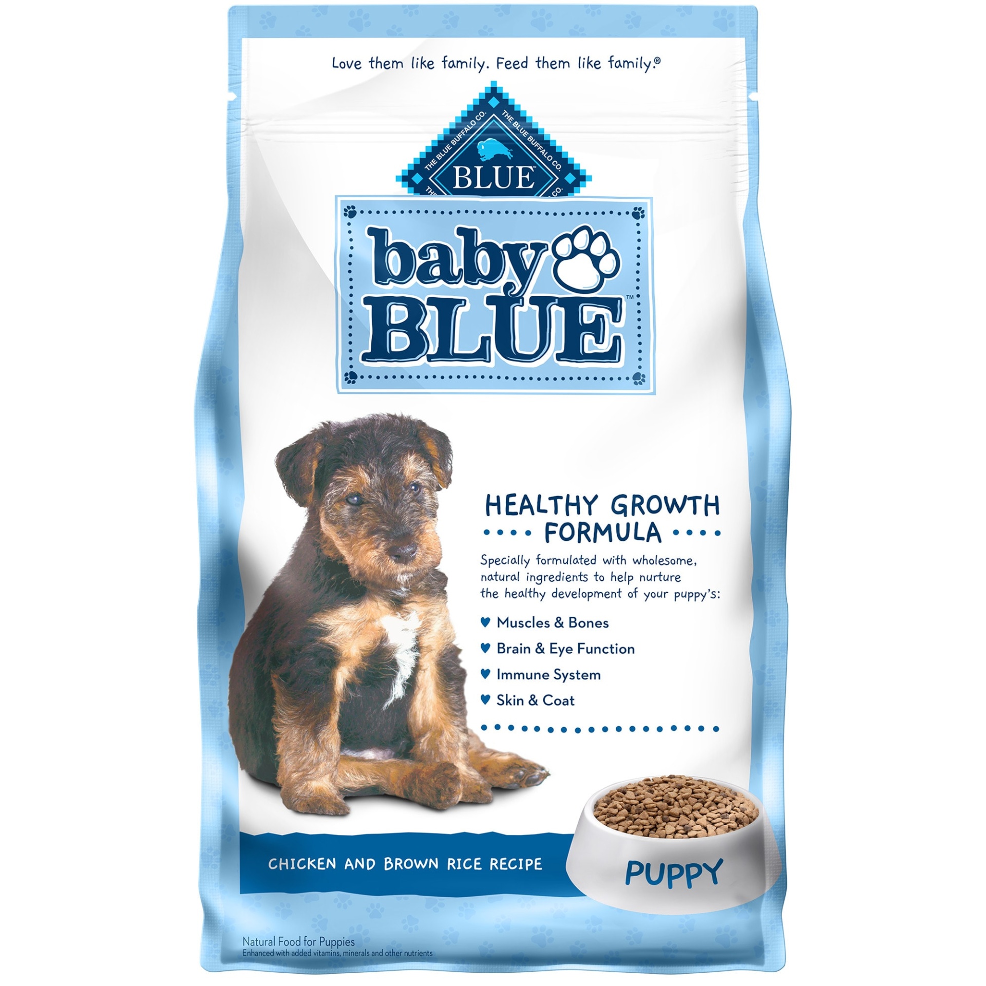 slide 1 of 1, Blue Buffalo Baby BLUE Puppy Chicken Dry Dog Food, 4 lb