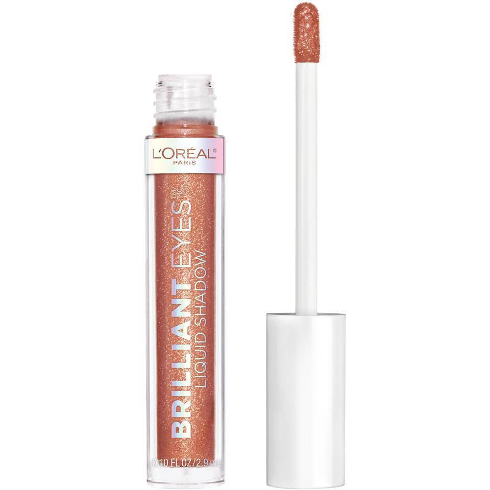 slide 1 of 4, L'Oréal Brilliant Eyes Shimmer Liquid Eyeshadow Makeup - Bronze Light, 0.1 oz