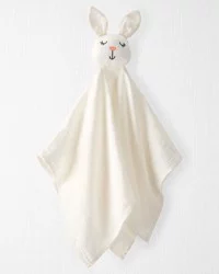 Littleplanet Baby Organic Cotton Muslin Bunny Lovie - Light Cream One Size