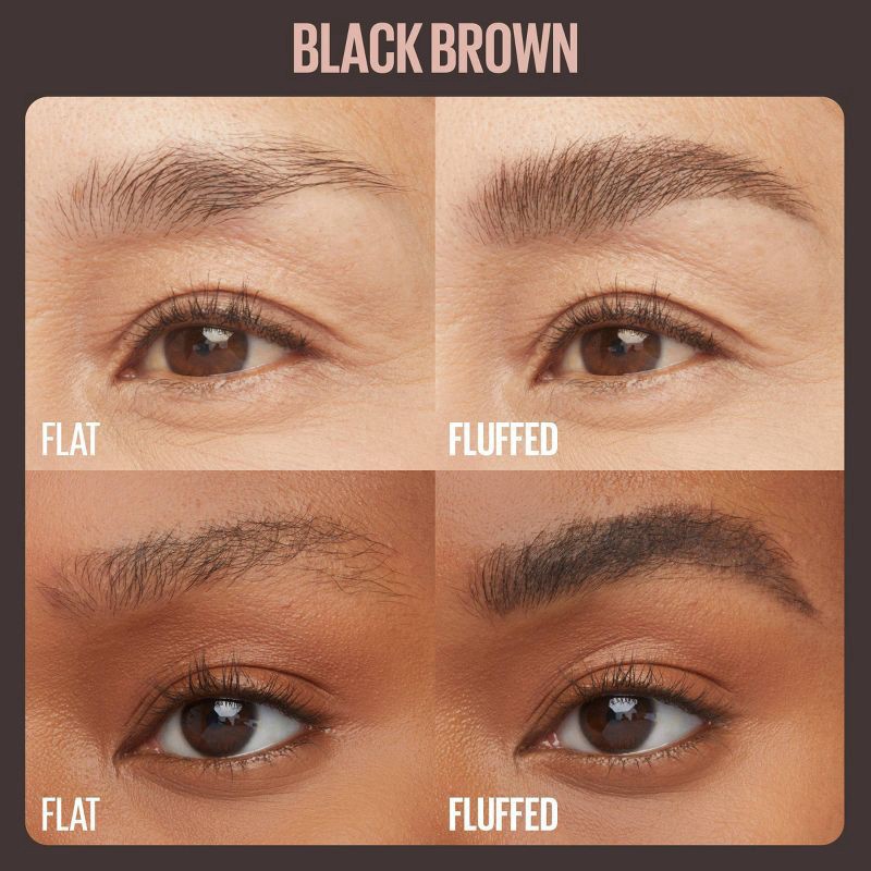 slide 4 of 10, MAYBELLINE Mny Superfluff Brow Black Brown, 1 ct