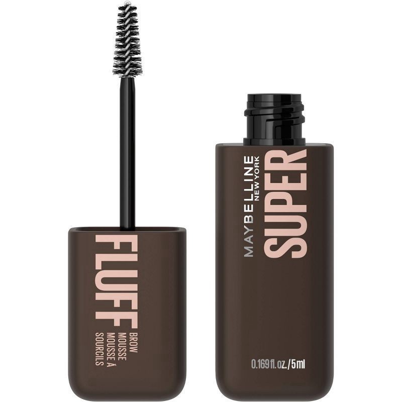 slide 1 of 10, MAYBELLINE Mny Superfluff Brow Black Brown, 1 ct
