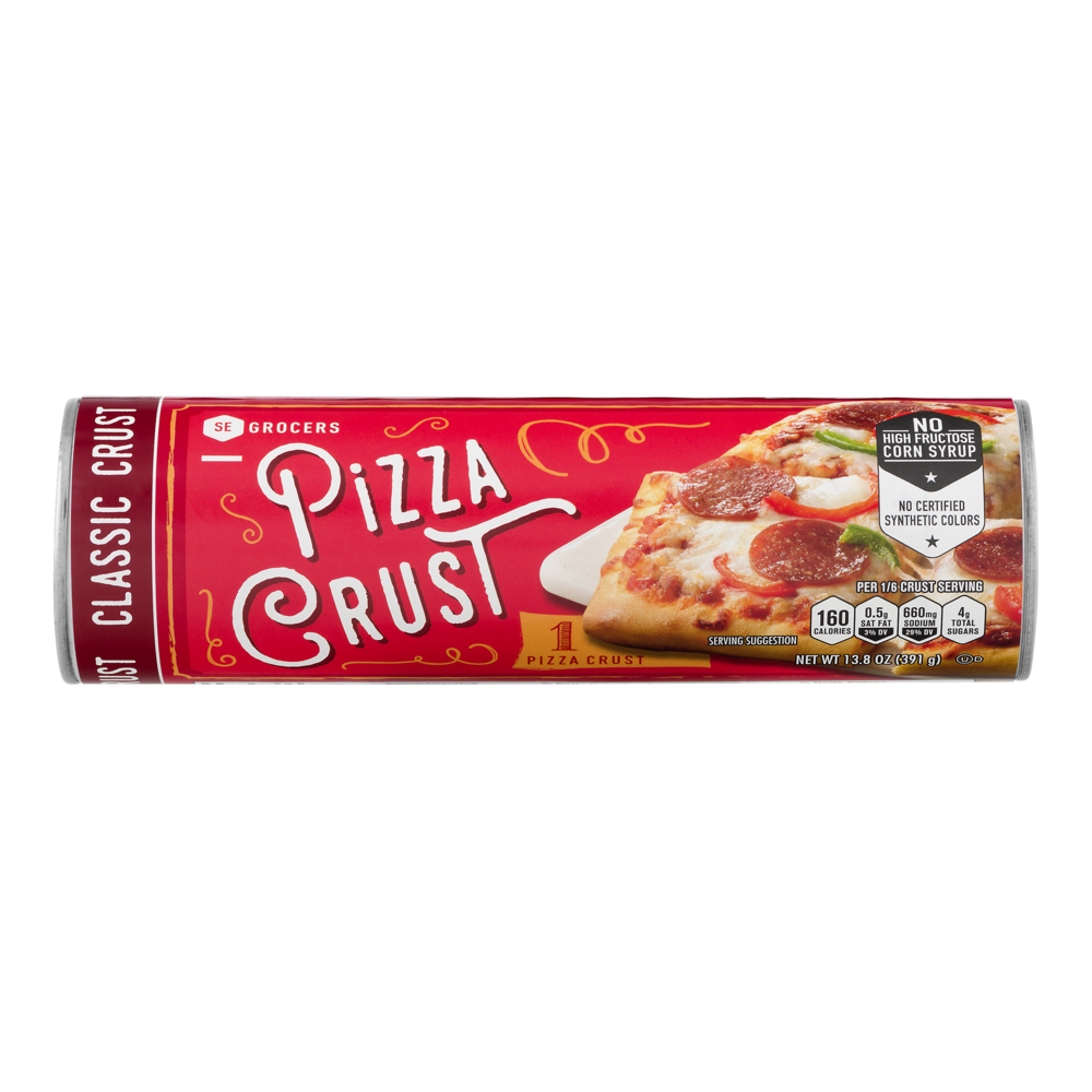 slide 1 of 1, SE Grocers Pizza Crust, 13.8 oz